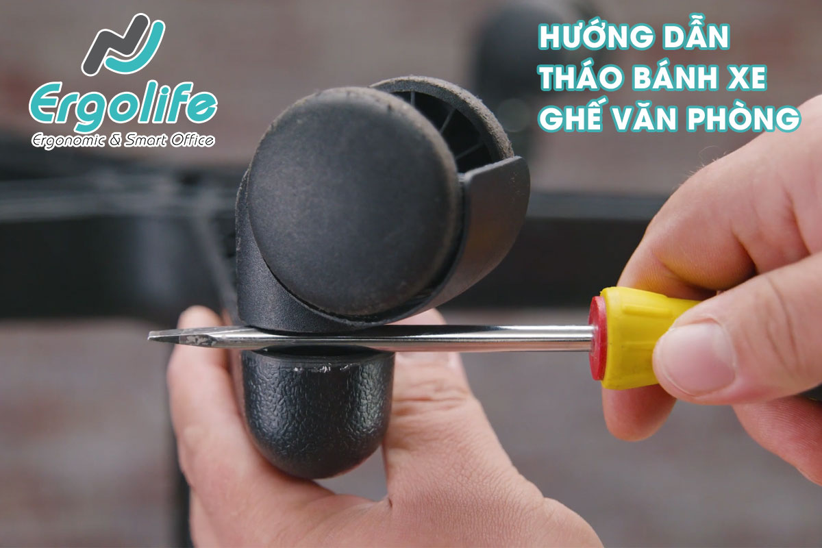 Cách tháo và thay thế bánh xe ghế văn phòng đơn giản